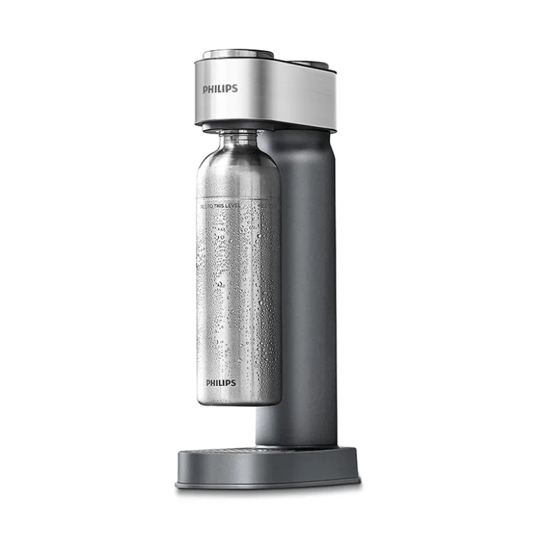 Philips GoZero sodavandsmaskine stål inkl. CO2-flaske