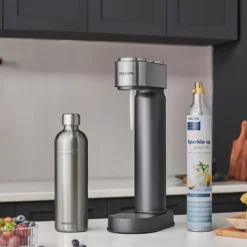 Philips GoZero sodavandsmaskine stål inkl. CO2-flaske
