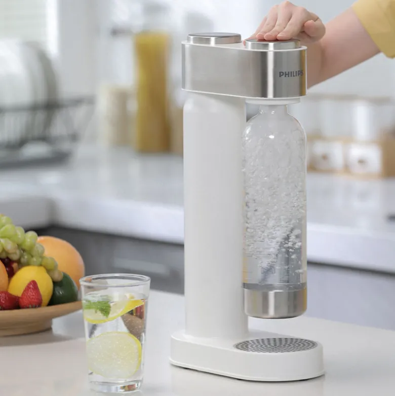 Philips GoZero sodavandsmaskine hvid inkl. CO2-flaske