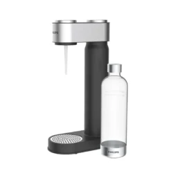 Philips GoZero sodavandsmaskine sort stål inkl. CO2-flaske