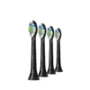 Philips Optimal White børstehoveder sort 4 stk.