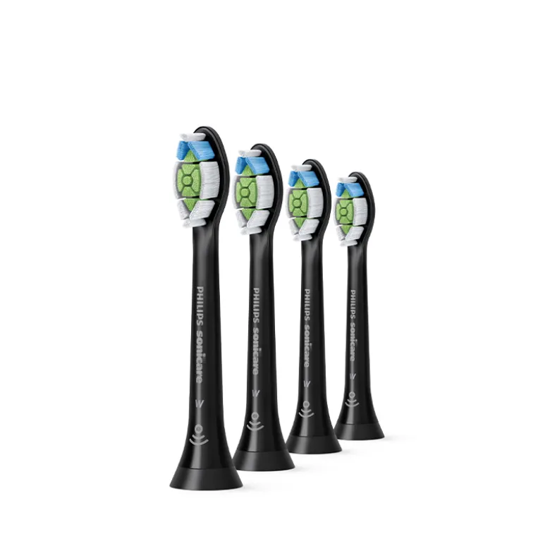 Philips Optimal White børstehoveder sort 4 stk.