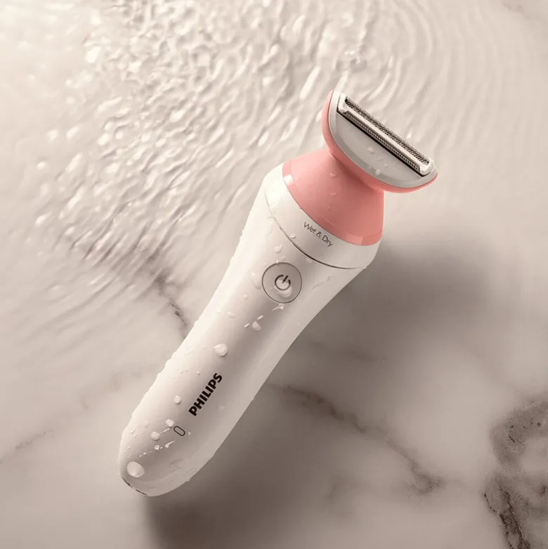Philips 6000 series BRL146 Satin Wet & Dry genopladelig ladyshaver inklusiv 6 dele