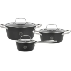 Pillivuyt Gourmet Travo grydesæt 6 dele sort