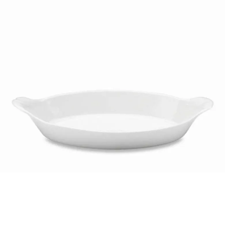 Pillivuyt Oval serveringstallerken hvid 28 cm