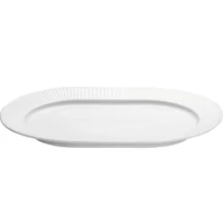 Pillivuyt Plissé fad hvid 36 cm