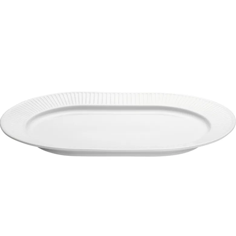 Pillivuyt Plissé fad hvid 36 cm