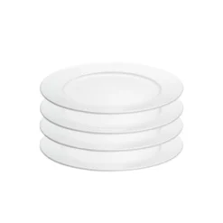 Pillivuyt Plissé flad tallerken 28 cm 4 stk.