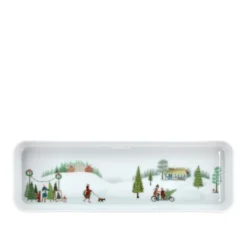 Pillivuyt Vinter fad hvid 36 x 12 cm
