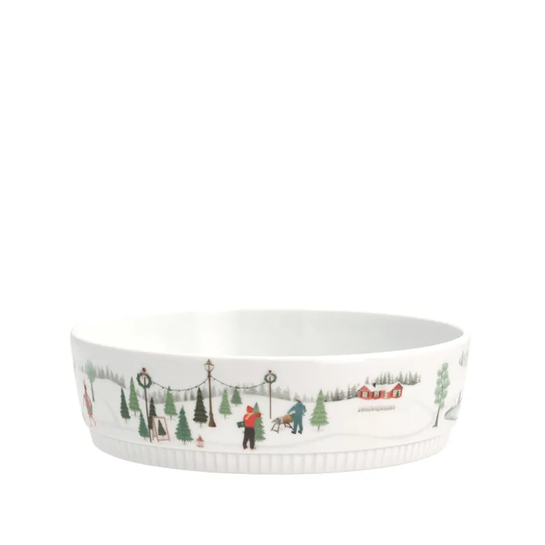 Pillivuyt Vinter skål nr. 4 hvid Ø 20 cm 1,2 liter