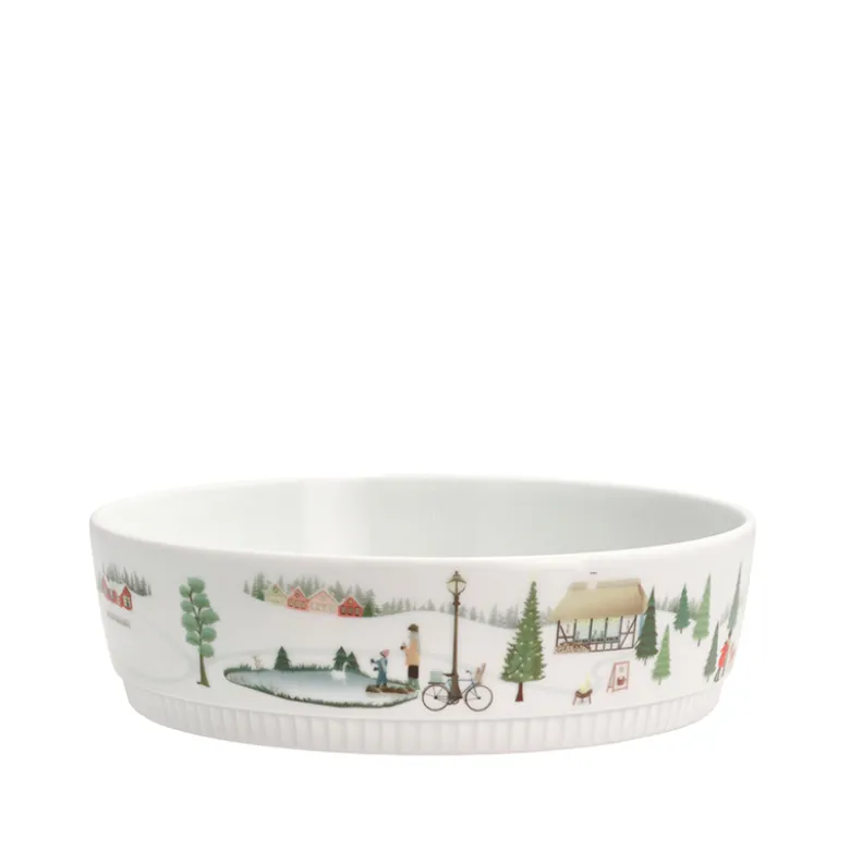Pillivuyt Vinter skål nr. 4 hvid Ø 20 cm 1,2 liter