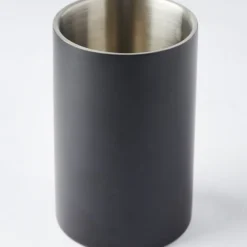 Point Virgule flaskekøler rustfrit stål sort Ø 11,9 cm