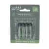 Powerful AAA-batterier 4 stk.