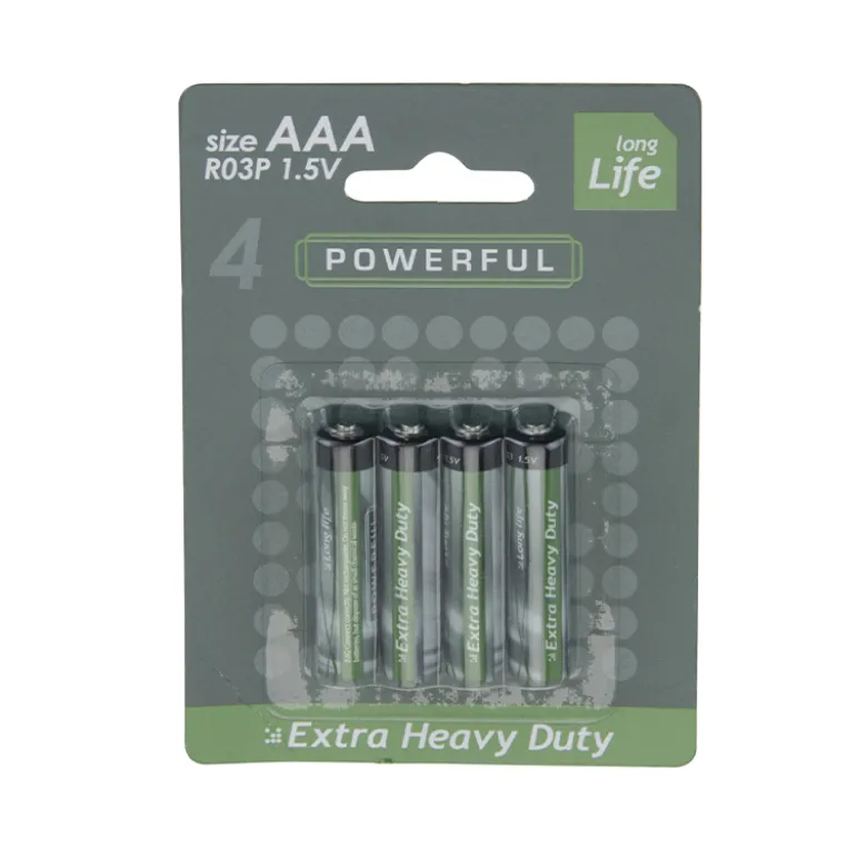 Powerful AAA-batterier 4 stk.