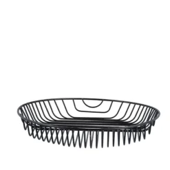 Present Time Crossways fad sort Ø 30 cm