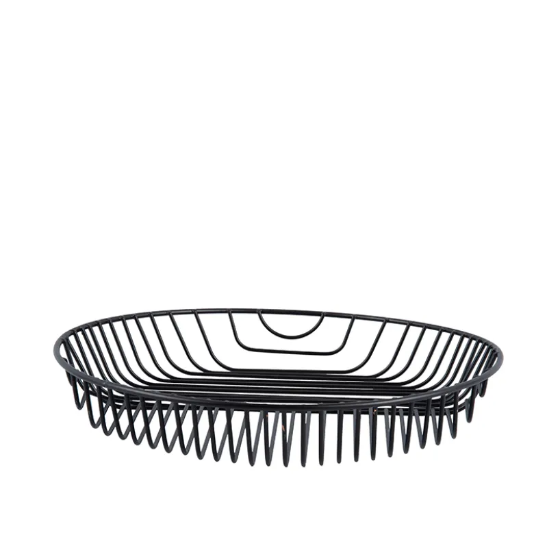 Present Time Crossways fad sort Ø 30 cm