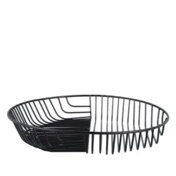 Present Time Crossways fad sort Ø 30 cm