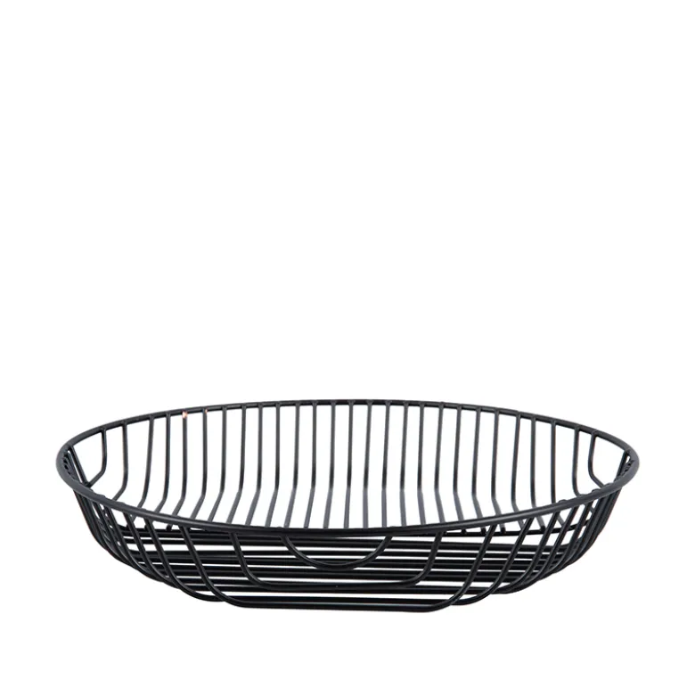 Present Time Crossways fad sort Ø 30 cm