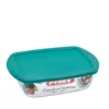 Pyrex Cook & Store fad med låg i glas 28x20x8 cm