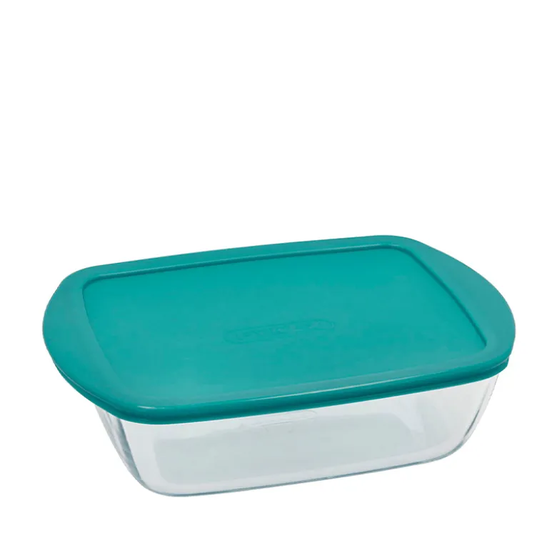 Pyrex Cook & Store fad med låg i glas 28x20x8 cm