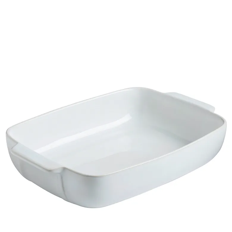 Pyrex ovnfast fad hvid keramik 25x19 cm