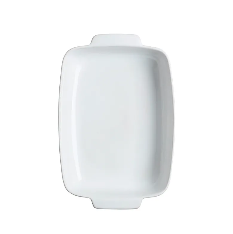 Pyrex ovnfast fad hvid keramik 25x19 cm