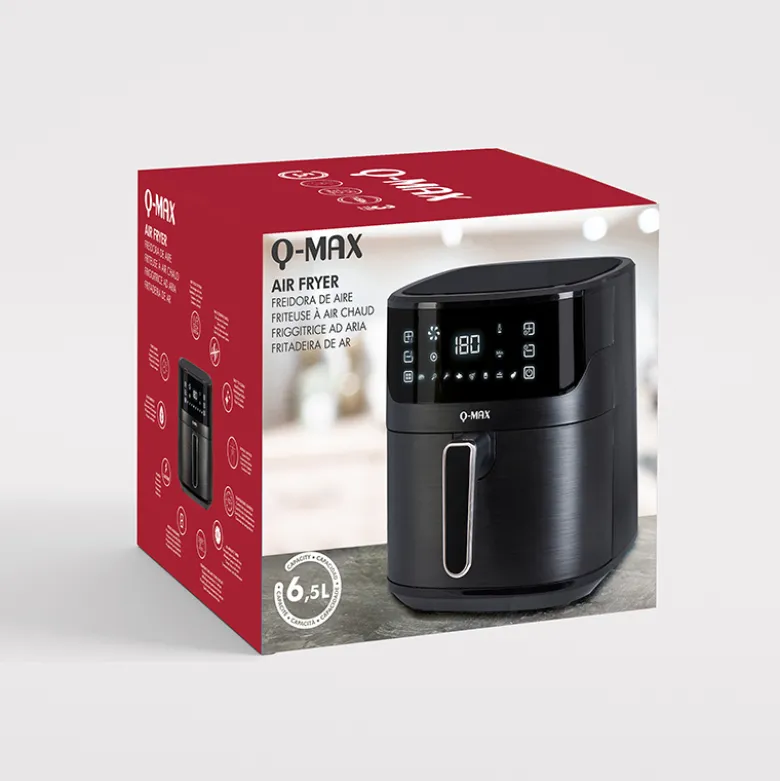 Q-Max digital airfryer 6,5 liter