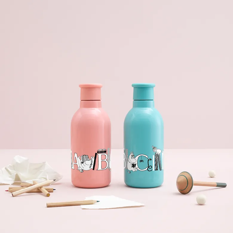 RIG-TIG DRINK-IT Moomin ABC termoflaske turkis 0,5 liter