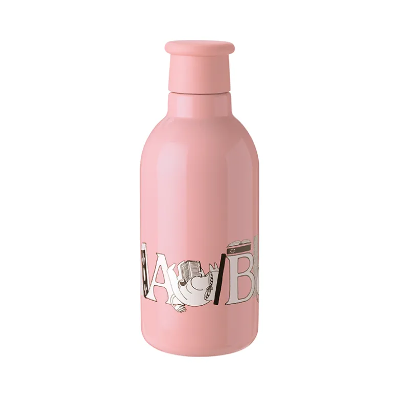 RIG-TIG DRINK-IT Moomin ABC termoflaske salmon 0,5 liter