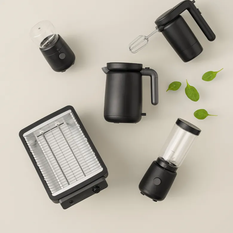 RIG-TIG Foodie Brødrister Sort 600 watt
