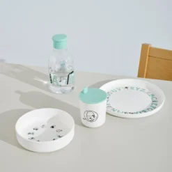 RIG-TIG Moomin ABC tallerken turkis Ø 15 cm