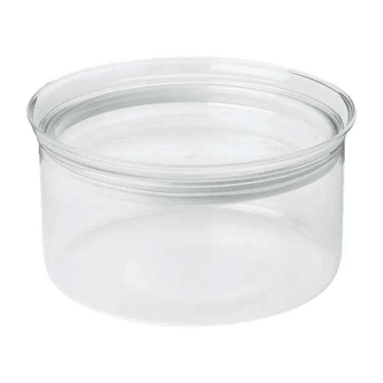 RIG-TIG STORE-IT opbevaringsglas med låg grå 1,2 liter