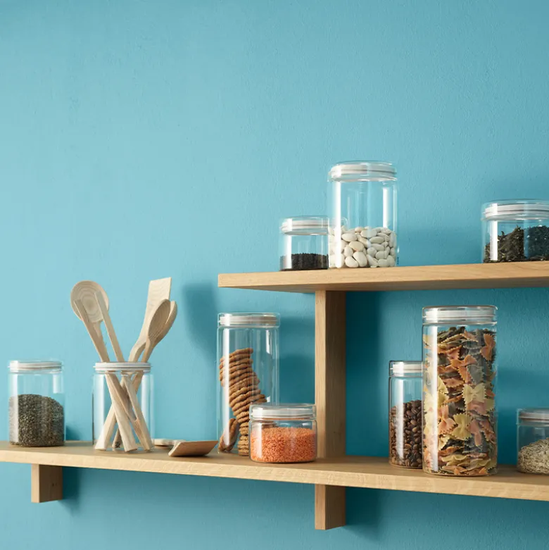 RIG-TIG STORE-IT opbevaringsglas klar glas med låg 1,5 liter