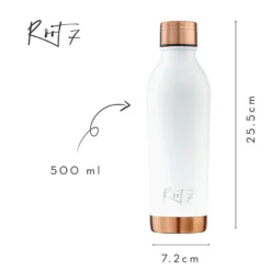 Root7 One Bottle VIP termoflaske hvid 500 ml