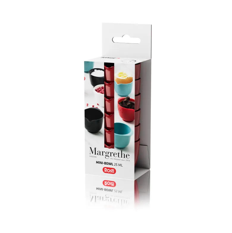 Rosti Margrethe miniskål 25 ml 6 stk. rød