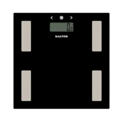 Salter badevægt med kropsanalyse max 180 kg sort