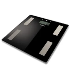 Salter badevægt med kropsanalyse max 180 kg sort