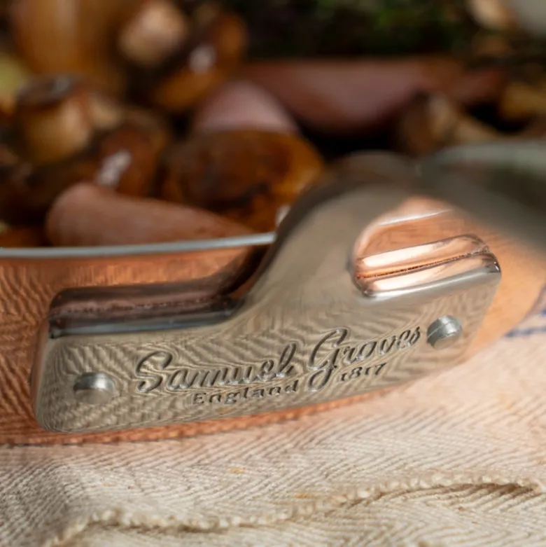 Samuel Groves Copper Induction stegepande kobber Ø 20 cm