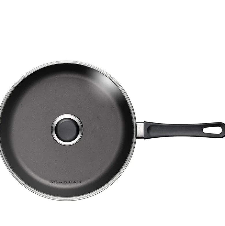 Scanpan Classic non-stick sauterpande med glaslåg Ø 28 cm