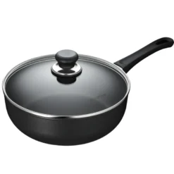 Scanpan Classic sauterpande sort Ø 26 cm med låg