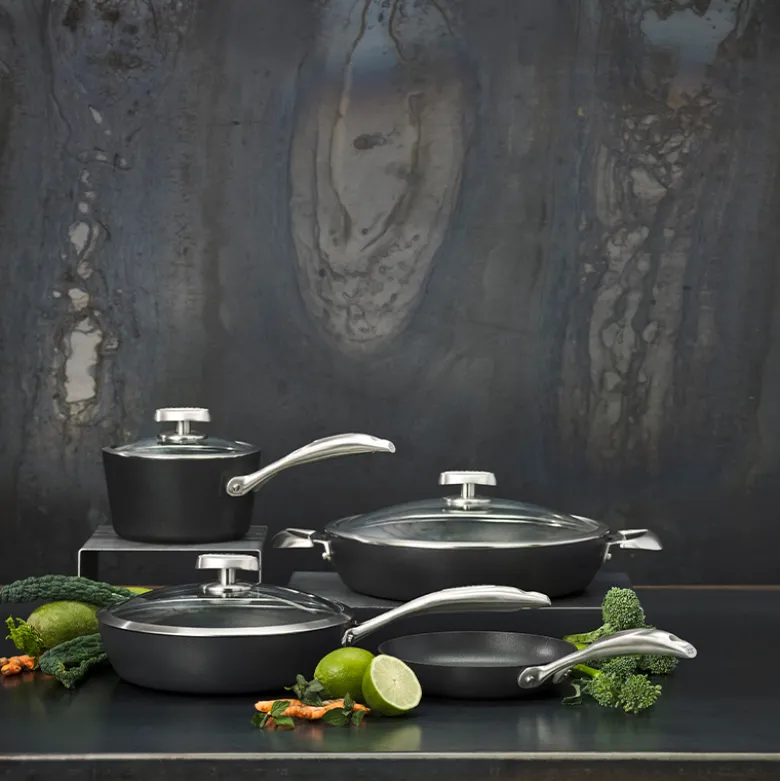 Scanpan Pro IQ chefpande med glaslåg Ø 32 cm