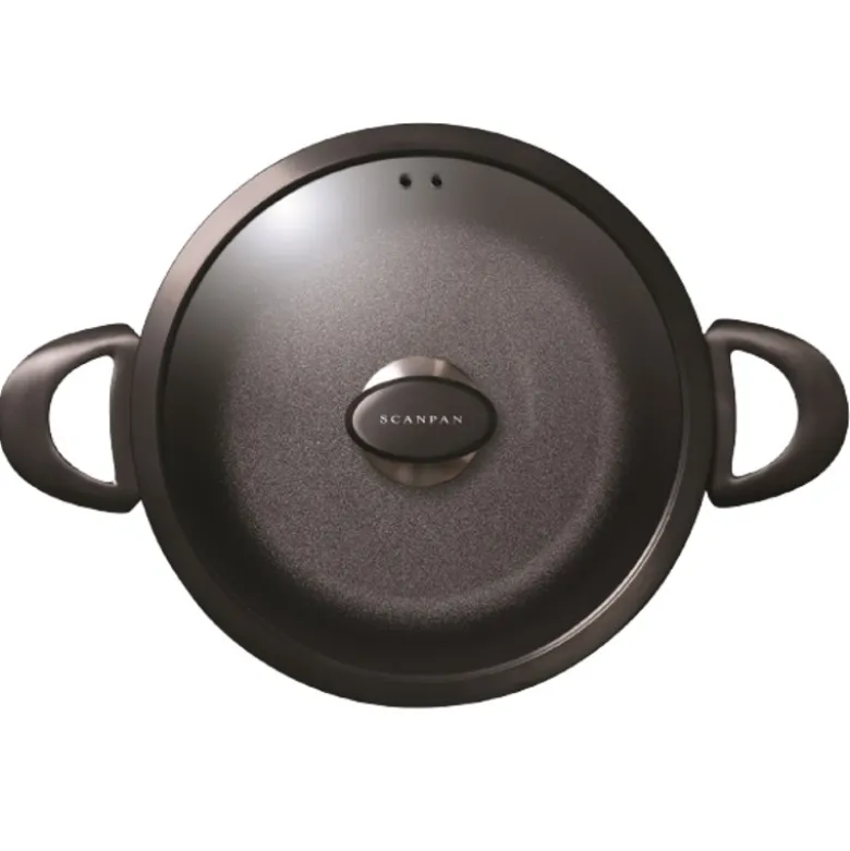 Scanpan Pro SB+ Induction gryde med låg sort non-stick 4,8 liter