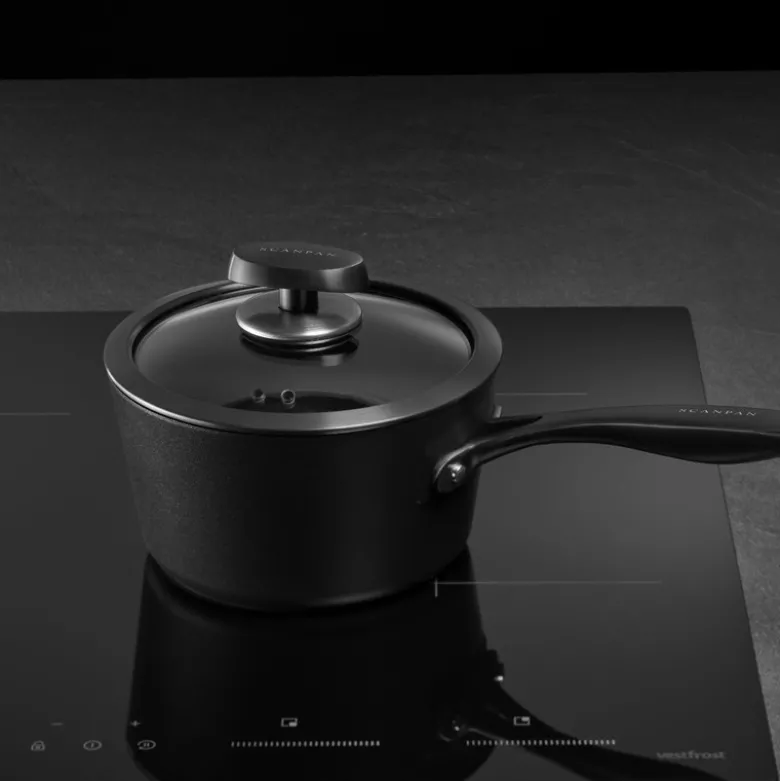 Scanpan Pro SB+ Induction kasserolle med låg sort non-stick 1.8 liter