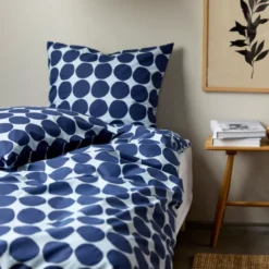 Södahl Bubbles sengetøj linen blue 140x200 cm