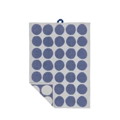 Södahl Bubbles viskestykke kongeblå 70x50 cm 2 stk