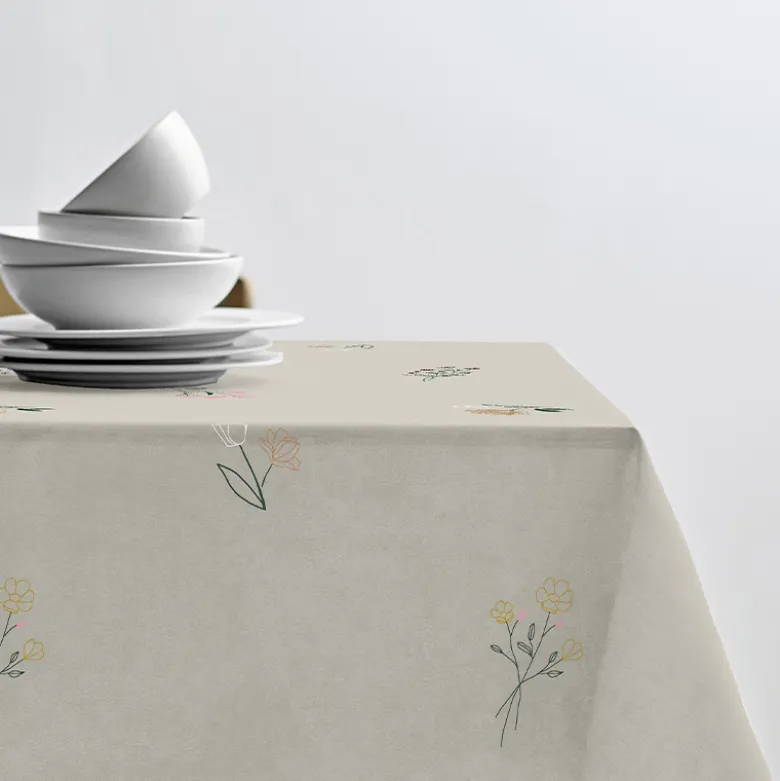 Södahl Charm dug beige 140x270 cm