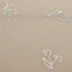 Södahl Charm dug sand/hvid 140x270 cm