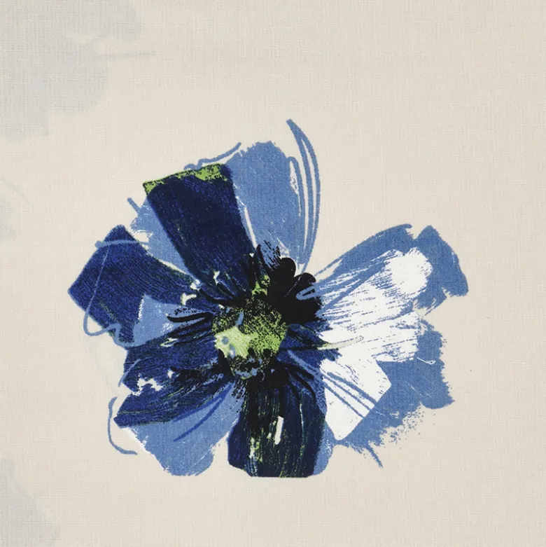 Södahl Flora sengetøj blå 140x200 cm