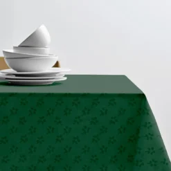 Södahl Forget-me-not damaskdug green 140x320 cm