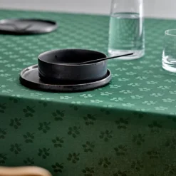 Södahl Forget-me-not damask mundserviet green 4 stk.